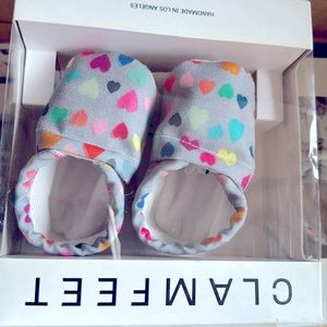 Clamfeet baby shoes new in box
